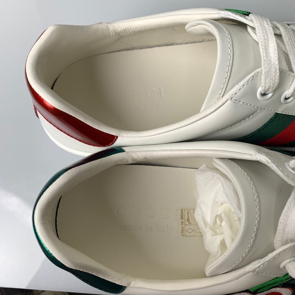 NIB Gucci man GG Apple Ace Shoes Size 6 - Picture 12 of 16